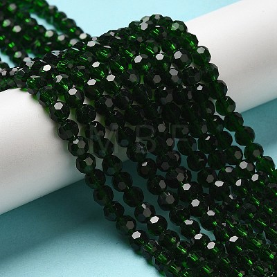 Transparent Glass Beads X-EGLA-A035-T6mm-D10-1