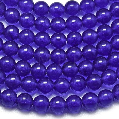 Natural Malaysia Jade Beads Strands G-L645-C01-6mm-07-1