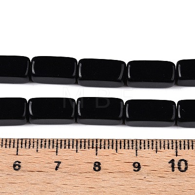 Natural Obsidian Beads Strands G-Q974-10-1-1