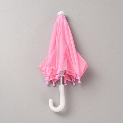 Mini Polyester Doll Umbrella AJEW-WH0314-462F-1