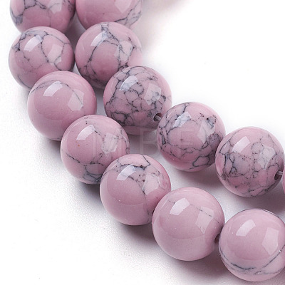 Synthetic Turquoise Beads Strands X-TURQ-H038-10mm-XXS07-1