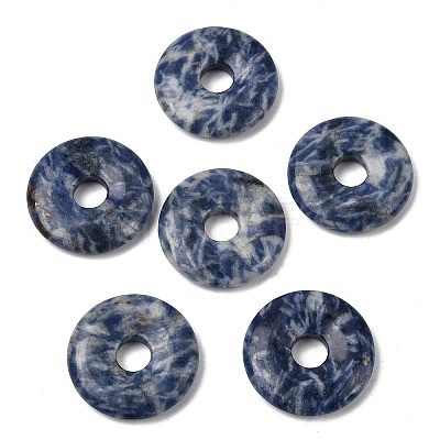 Natural Blue Spot Jasper Pendants G-A320-01A-11-1