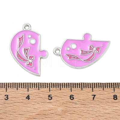 Alloy Enamel Pendants AL-CBA292F-01G-P-1
