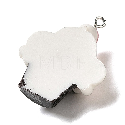 Opaque Resin Imitation Food Pendants FIND-Z006-05A-1