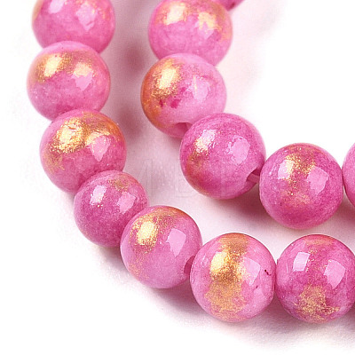 Natural Mashan Jade Beads Strands G-A255-A01-04N-1