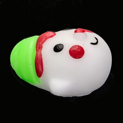 Christmas Theme Clown Shape Stress Toy AJEW-P085-09-1