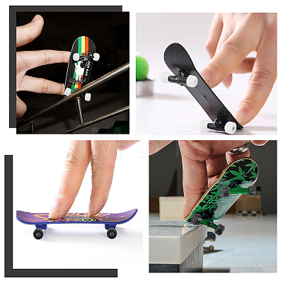 Fingerinspire Plastic Skateboard Wheels AJEW-FG0001-77B-1