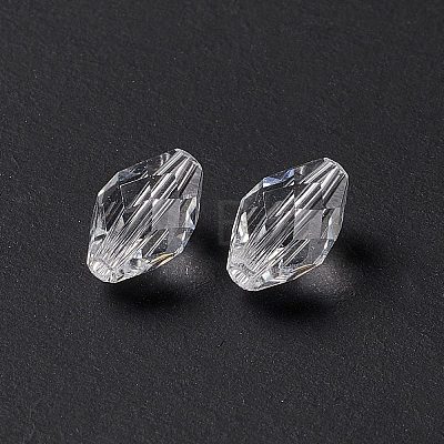 Imitation Austrian Crystal Beads SWAR-F054-9x6mm-01-1