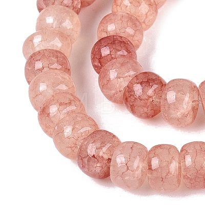 Ombre Effect Dyed Glass Beads Strands X-GLAA-Q106-05A-A09-1