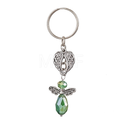 Glass & Alloy Keychain KEYC-JKC01150-1