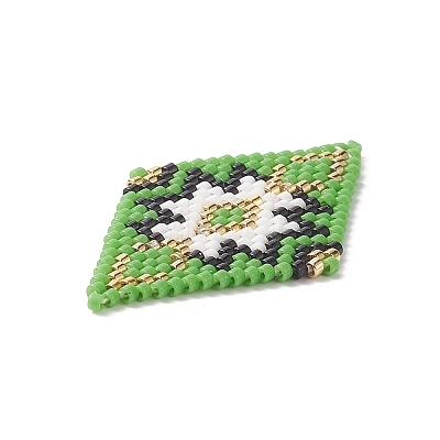 Handmade Loom Pattern MIYUKI Seed Beads PALLOY-MZ00078-1