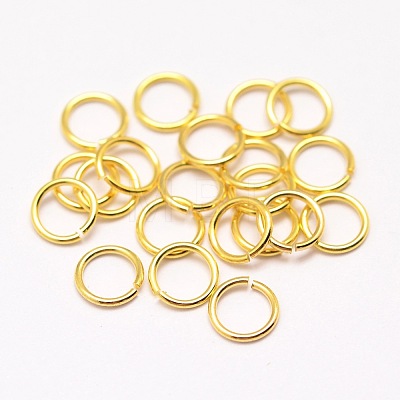 Brass Jump Rings LS-X-KK-G277-7mm-G-NR-1