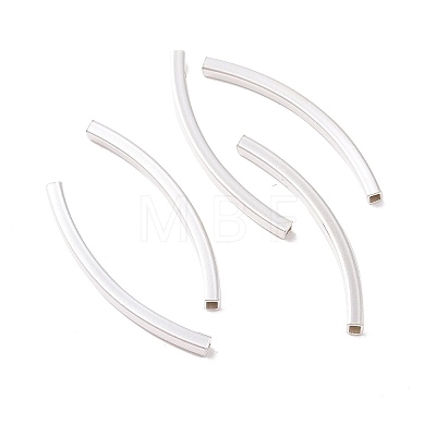 925 Sterling Silver Tube Beads STER-D035-14S-1