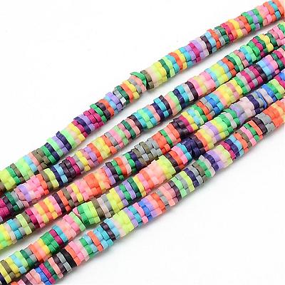 Polymer Clay Bead Strands CLAY-T001-A06-1