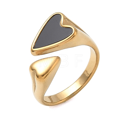 304 Stainless Steel Cuff Open Rings RJEW-D353-02G-01-1