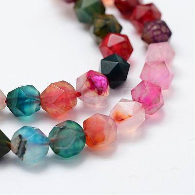 Natural Agate Beads Strands G-K184-04D-1