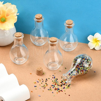 15Pcs Glass Bottle for Bead Containers AJEW-YW0001-53A-1