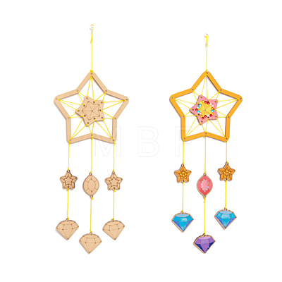 DIY Star Wind Chime Making Kits DIY-A029-09-1