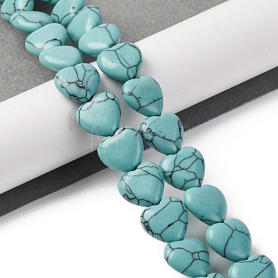 Synthetic Turquoise Beads Strands G-I372-A07-02-1