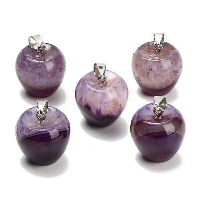 Teachers' Day Natural Agate Pendants GG-K002-14C-1