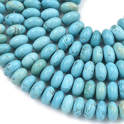 Dyed Natural Magnesite Beads Strands G-B173-A01-01-1
