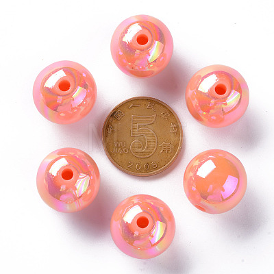 Opaque Acrylic Beads MACR-S370-D16mm-SS2109-1