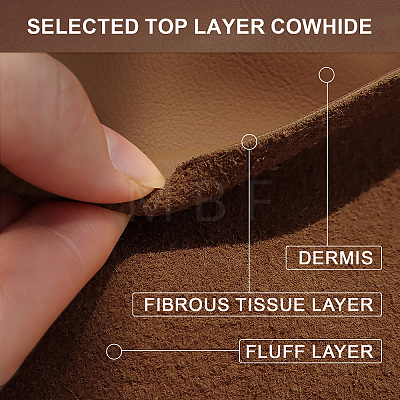 Cowhide Leather Labels AJEW-WH0386-0013-1