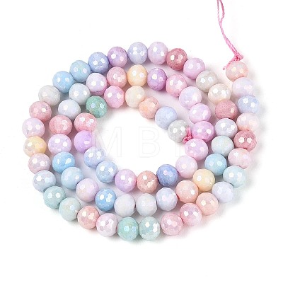 Anti-Tarnish Electroplate Glass Beads Strands GLAA-N056-6mm-01-1