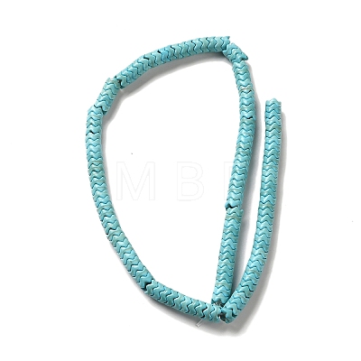 Synthetic Turquoise Dyed Beads Strands G-E594-21C-1