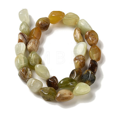 Natural Xiuyan Jade Beads Strands G-B078-D19-04-1