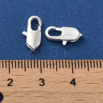 Brass Lobster Claw Clasps KK-P249-06A-S-1