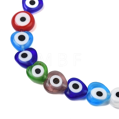 Handmade Evil Eye Lampwork Beads Strands LAMP-G166-05B-02-1