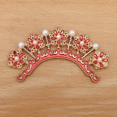 Crown Alloy Enamel Hair Finding PW-WGD2F69-06-1