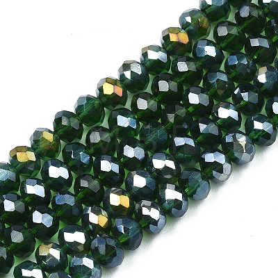 Electroplate Glass Beads Strands EGLA-A044-T1mm-B24-1