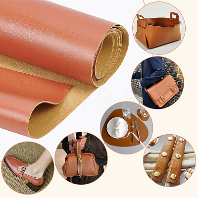 Imitation Leather Fabric AJEW-WH0314-278B-1
