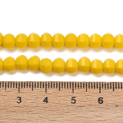 Opaque Glass Beads Strands GLAA-G125-01C-03-1