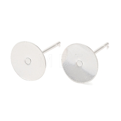 Brass Studs Earrings Finding X-KK-K383-05A-S-1