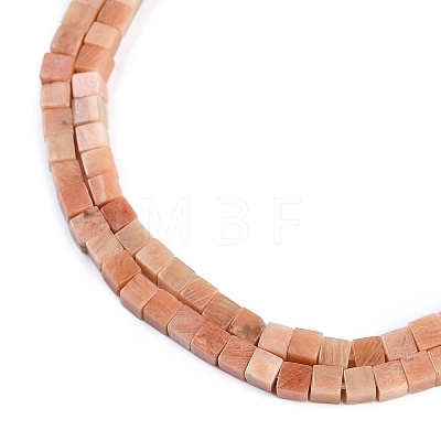 Natural Pink Aventurine Beads Strands G-B129-A11-01-1