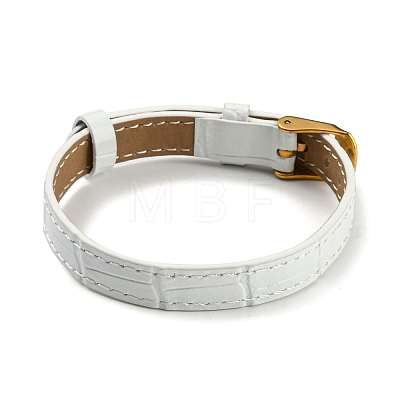 Leather Textured Watch Bands AJEW-K232-01G-03-1