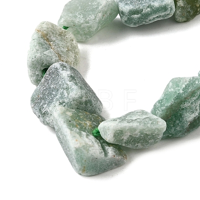 Natural Green Aventurine Gemstone Beads Strands G-S386-C03-1