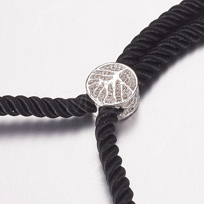 Nylon Twisted Cord Bracelet Making MAK-F019-P-1