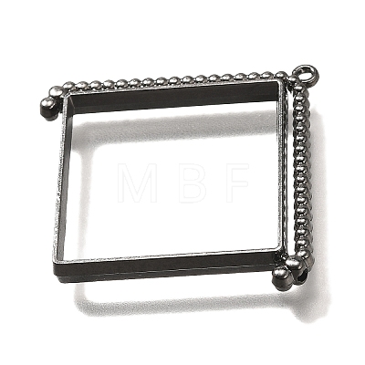 Alloy Open Back Bezel Pendants PALLOY-I223-08B-1