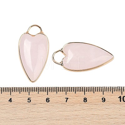 Natural Rose Quartz Pendants G-G193-02G-02-1