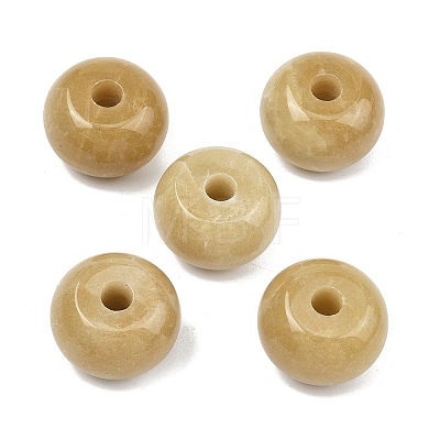 Natural Topaz Jade Large Hole Beads GG-CBA02C4-08C-1
