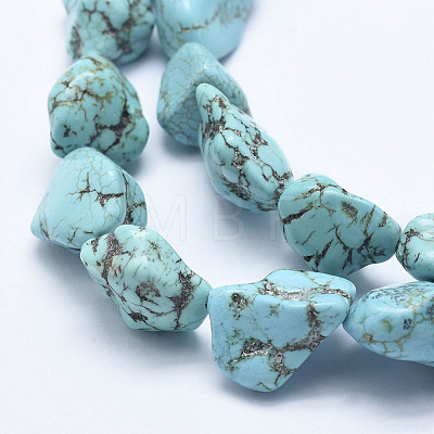 Natural Magnesite Beads Strands G-K244-05B-1