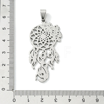 Non-Tarnish 201 Stainless Steel Big Pendants STAS-U003-05P-1