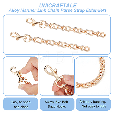 Alloy Mariner Link Chain Purse Strap Extenders DIY-WH0304-706LG-1