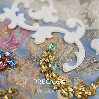 Preciosa® MAXIMA Crystal Fancy Stones Y-PRC-FG8-30020-1