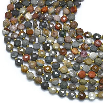 Natural Ocean Jasper Beads Strands G-K389-B47-01-1