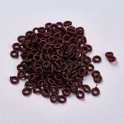 Polyester Cord Beads WOVE-K001-B25-1